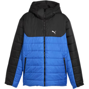 Kurtka męska Puma ESS Hooded Padded niebiesko-czarna 685211 13