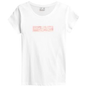 Koszulka damska 4F biała H4Z21 TSD023 10S