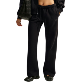 Spodnie damskie Nike Studio Fleece Medium Weight czarne IM8078 001