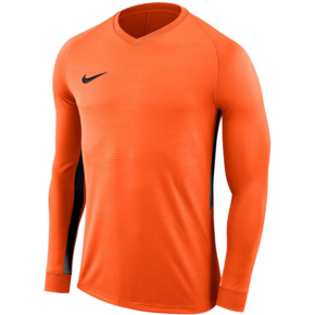 Koszulka męska Nike Dry Tiempo Premier Jersey LS pomrańczowa 894248 815