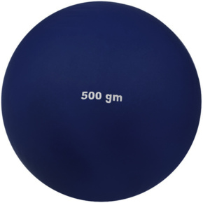 Kula do rzutów z tworzywa Legend 0,5 kg niebieska VES-500