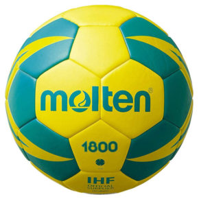 Piłka ręczna Molten żółto-zielona mini H0X1800-YG