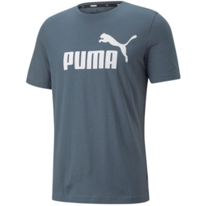 Koszulka męska Puma Essential Logo niebieska 586667 10