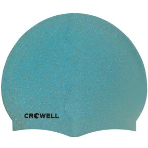 Czepek pływacki silikonowy Crowell Recycling Pearl jasnoniebieski kol.6