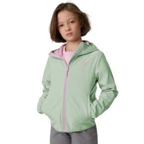 Kurtka dla dziewczynki softshell 4F F478 miętowa 4FJWSS26TSOFF478 47S