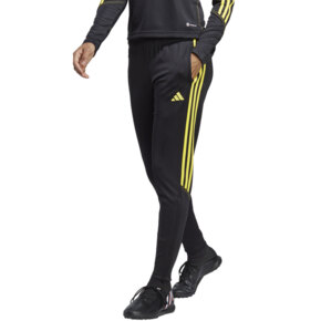 Spodnie damskie adidas Tiro 23 Club Training czarno-żółte IC1602