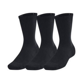 Skarpety Under Armour TC 3pk Crew czarne 1386311 001
