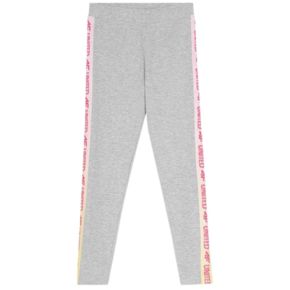 Legginsy dla dziewczynki 4F szary melanż HJZ21 JLEG003 25M