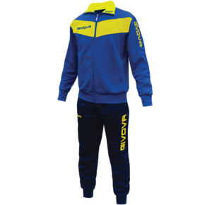 Dres Givova Tuta Visa niebiesko-żółty TR018 0207