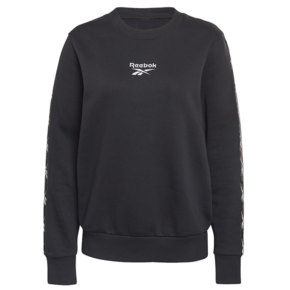 Bluza damska Reebok TE Tape Pack Crew czarna GQ3889