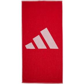 Ręcznik adidas 3BAR Small czerwony IR6243