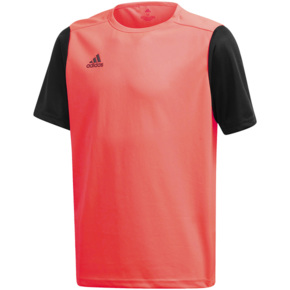 Koszulka dla dzieci adidas Estro 19 Jersey JUNIOR czerwono-czarna FR7118/FT6680