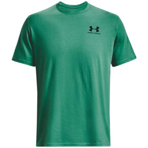 Koszulka męska Under Armour Sportstyle Left Chest SS zielona 1326799 509