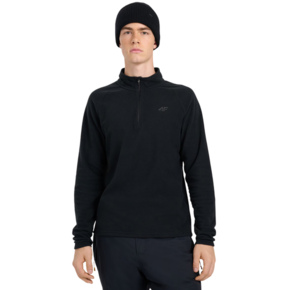 Bluza polarowa męska 4F M065 głęboka czerń 4FWAW25UFLEM065 20S