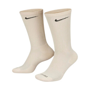 Skarpety Nike Everyday Plus Cushioned 6 par beżowe SX6897 904 