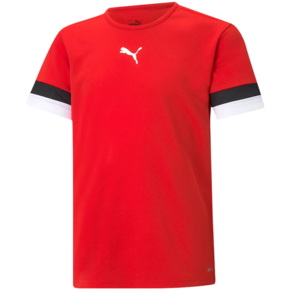 Koszulka dla dzieci Puma teamRISE Jersey Jr czerwona 704938 01