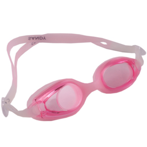 Okulary pływackie dla dzieci Crowell Sandy różowo-białe