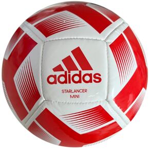 Piłka nożna adidas Starlancer Mini biało-czerwona IA0975