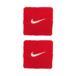 Frotki na rękę Nike Swoosh Wristbands 2 szt. czerwone N1012405610