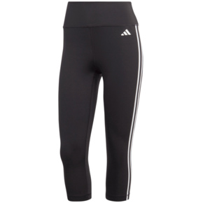 Legginsy damskie adidas 3/4 Train Essentials 3-Stripes High-Waisted 3/4 czarne HT5437 