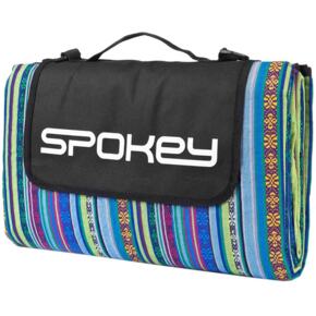 Koc piknikowy Spokey 130x140 cm Picnic Floral paski 922270