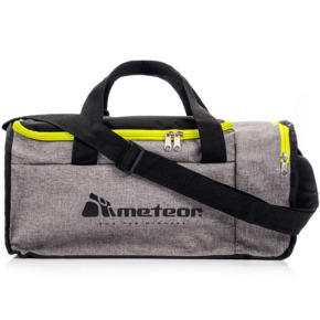 Torba fitness Meteor Nepr 20L szaro-limonkowa 74540