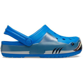 Crocs dla dzieci Fun Lab Shark Band Clg K niebieskie 206271 4JL