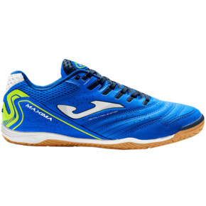 Buty piłkarskie Joma Maxima 2304 Indoor niebiesko-zielone fluor  MAXS2304IN