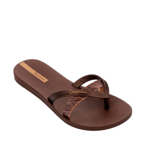 Klapki damskie Ipanema Kirei Chic brązowe 83673-BP254