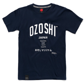 Koszulka męska Ozoshi Atsumi niebieska TSH O20TS007
