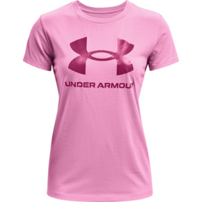 Koszulka damska Under Armour Live Sportstyle Graphic SSC różowa 1356305 680