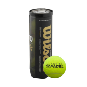 Piłki do padla Wilson Premier Padel Speed 3 Ball Can żółte WR8908501001