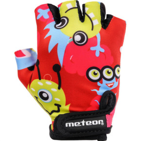 Rękawiczki rowerowe Meteor Kids Monsters JR 24178-24180