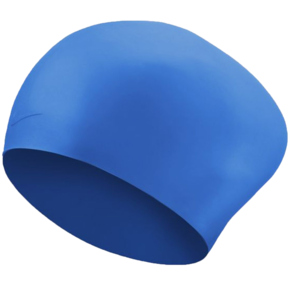 Czepek pływacki Nike Os Long Hair Silicone niebieski NESSA198-460