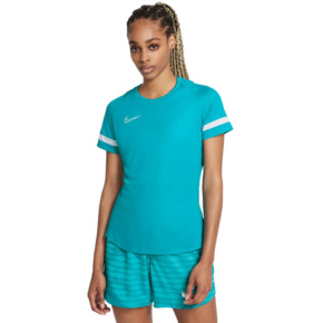 Koszulka damska Nike NK Df Academy 21 Top Ss niebieska CV2627 356