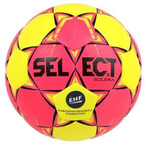 Piłka ręczna Select Solera mini 0 2018 różowo-żółta 16210
