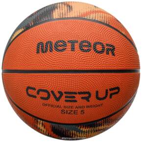Piłka koszykowa Meteor Cover up pomarańczowa 16809