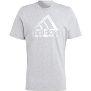 Koszulka męska adidas Sportswear Future Icons Metallic Tee szara II3467