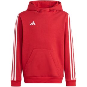 Bluza dla dzieci adidas Tiro 23 League Sweat Hoodie czerwono-biała HS3607