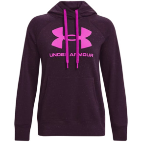 Bluza damska Under Armour Rival Fleece Logo Hoodie fioletowo-różowa 1356318 501