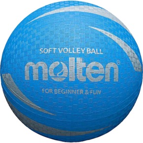 Piłka siatkowa Molten softball niebieska S2V1250-C