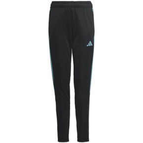 Spodnie dla dzieci adidas Tiro 23 Club Training czarno-niebieskie IC1588