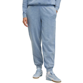 Spodnie damskie Puma ESS Elevated Comfort Wash Sweatpants niebieskie 688104 34