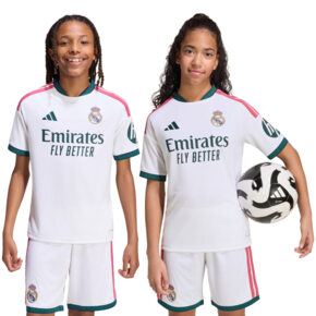 Koszulka dla dzieci adidas Real Madrid 26/27 Home Jersey biała KC3993