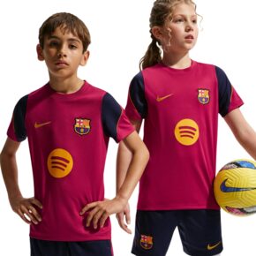 Koszulka dla dzieci Nike FC Barcelona Strike bordowa II3237 621