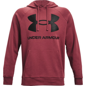 Bluza męska Under Armour Rival Fleece Big Logo HD burgund 1357093 652