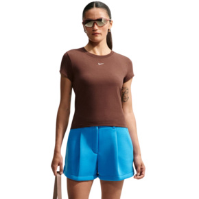 Koszulka damska Nike Sportswear Chill Knit jasny brąz FV5508 259
