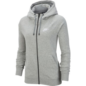 Bluza damska Nike Essentials Hoodie FZ FLC szara BV4122 063