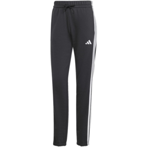 Spodnie damskie adidas Essentials 3-Stripes French Terry Cuffed czarne JD5302   