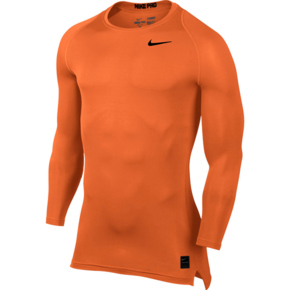 Koszulka męska Nike Pro Cool Compression LS Top pomarańczowa 703088 815